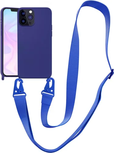 Miniatura 134 de Funda compatible con iPhone 13 con correa, funda cruzada para iPhone con cordón, ajustable, a prueba de golpes, protección contra caídas, funda