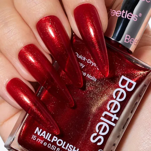 Miniatura 17 de Beetles Pearl - Esmalte de uñas natural iluminador, corrector de uñas de secado rápido, fortalecedor de uñas y tratamiento de crecimiento para uñas