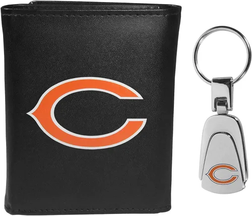 Miniatura 21 de Siskiyou Sports NFL unisex Tri-fold Wallet & Steel Key Chain