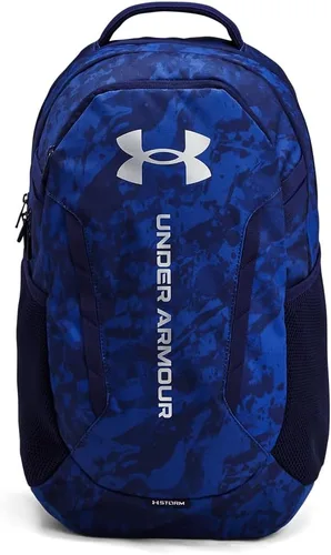 Miniatura 9 de Under Armour Mochila Hustle 6.0 unisex para adultos (002) Negro / Negro / Blanco