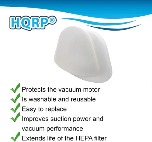 Miniatura 6 de HQRP Kit de filtros compatible con Shark Navigator Lift-Away NV350 NV351 NV352 NV355 NV356 NV357 NV358 UV540 UV440 CU500 CU520 Series Aspiradora