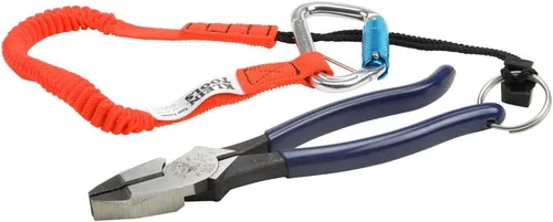 Miniatura 6 de Klein Tools D213-9STT Alicates para trabajadores de hierro con mandíbulas moleteadas resistentes, cuchillos endurecidos por inducción y un anillo