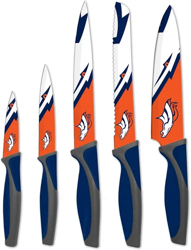 Miniatura 15 de The Sports Vault NFL Chicago Bears - Juego de cuchillos de cocina (5 piezas)