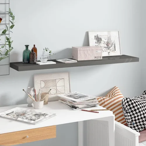 Miniatura 15 de Estantes flotantes de pared, juego de 4 estantes decorativos para montar en la pared, estante colgante con soportes invisibles para decoración