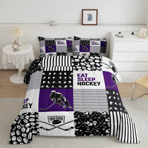 Miniatura 25 de Eat Sleep - Juego de edredón de natación para niños y niñas, ropa de cama temática de natación, juego de cama de natación, juego de deportes Nadar 03