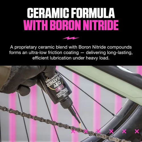 Miniatura 3 de Muc-Off eBike - Lubricante de cadena seca, 1.7 onzas líquidas, lubricante para bicicleta, aceite de cadena de bicicleta, cera de cadena