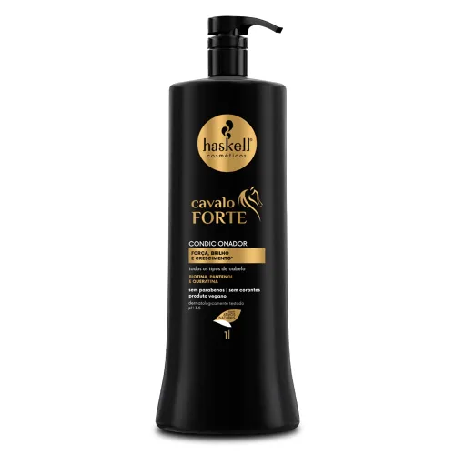 Miniatura 3 de Haskell Kit Cavalo Forte Champú + Acondicionador + Máscara + Sin enjuague + Suero