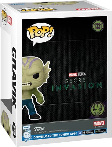 Miniatura 3 de Funko Pop! Marvel: Secret Invasion - Gravik - Figura de vinilo coleccionable - Idea de regalo - Producto oficial - para niños y adultos - Fans