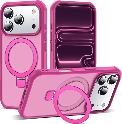 Miniatura 139 de SKYLMW – Funda compatible con iPhone 12 Pro Max y iPhone 13 Pro Max con soporte magnético invisible tipo anillo, fundas translúcidas para teléfonos