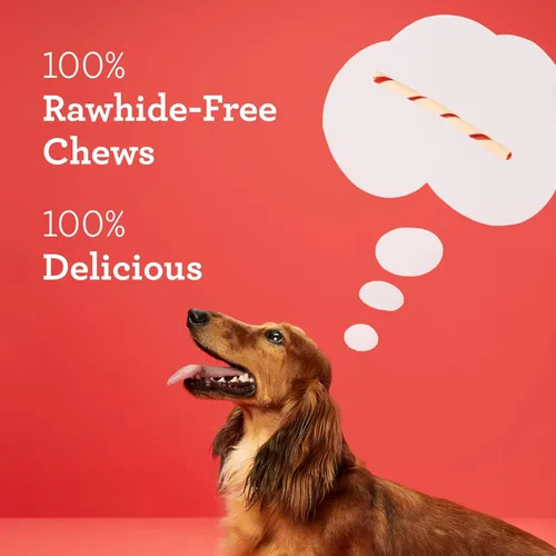 Miniatura 8 de Dreambone Twist Sticks - Masticables para perros sin cuero crudo, hechos con pollo real, 100 unidades (paquete de 1)