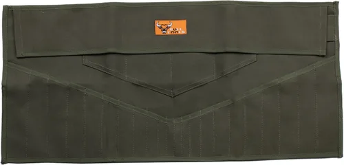 Miniatura 12 de BULL TOOLS Organizador de Rollo de Herramientas con 26 Bolsillos para Llaves, Métrico y SAE, Lona de Algodón Durable, Bolsa de Herramientas Oliva