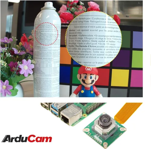 Miniatura 6 de Arducam para cámara Raspberry Pi HQ con lente de enfoque motorizado, módulo de cámara IMX477 de 12.3MP con lente M12 para Raspberry Pi 5, 4