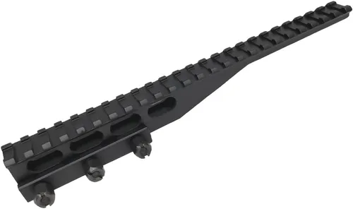 Soporte elevador Picatinny de 24 ranuras, (1"/0.83"/0.5" de altura), adaptador de montaje superior plano de 9.7" de longitud y elevador
