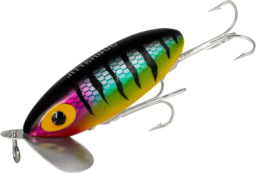 Miniatura 24 de Arbogast Jitterbug Topwater Bass - Señuelo de pesca para pesca nocturna Fire Tiger