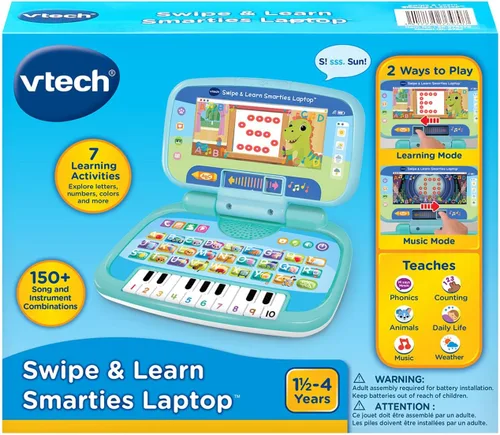 Miniatura 7 de VTech Laptop de Aprendizaje Inteligente Smarties, Azul