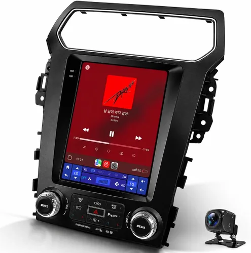 (4 GB + 64 GB) Actualización estéreo de radio de coche para Ford Explorer 2011-2019, unidad principal de 8 núcleos, pantalla táctil de 9.7 pulgadas