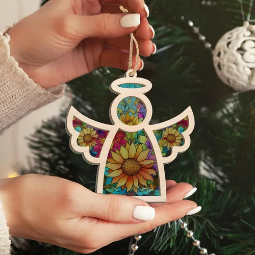 Miniatura 6 de AXIARA Adorno Navideño Conmemorativo de Aborto Espontáneo - Captasol de Ángel Guardián Adornos Navideños 2025 - Regalos de Condolencias por
