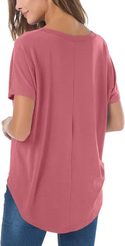 Miniatura 2 de Herou - Camiseta casual holgada de manga corta de verano, para mujer