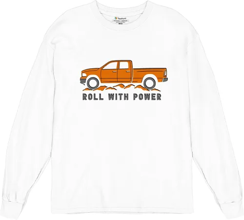 Miniatura 184 de Tee Hunt Camisetas gráficas y camisetas sin mangas para hombre Roll with Power Pickup Truck