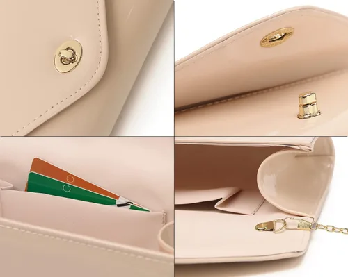 Miniatura 6 de Bolso de la noche de las mujeres del caramelo brillante del bolso del sobre de la charola para el concierto del baile de fin de curso del regalo