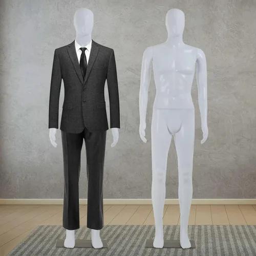 Miniatura 7 de Maniquí masculino/femenino vestido de cuerpo completo, modelo de costurera, soporte posable, maniquí de ropa ajustable, forma de torso de 69