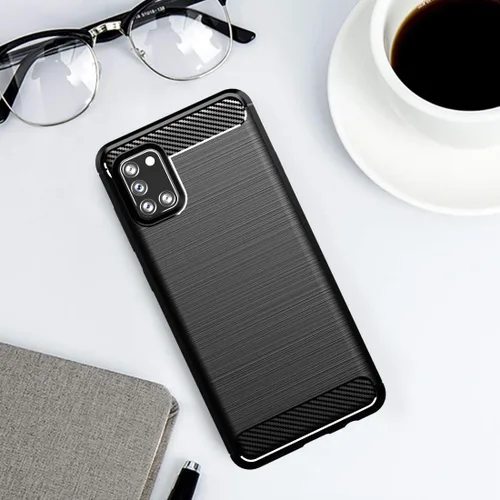 Miniatura 7 de Osophter Para Galaxy A31 Caso Absorción de Golpes Flexible TPU Caucho Protector Cubierta de Teléfono Celular para Samsung Galaxy A31 (negro)