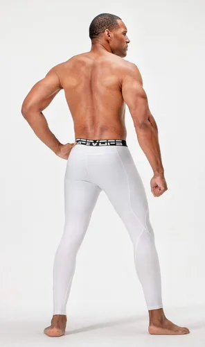 Miniatura 3 de DEVOPS Paquete de 2 leggings deportivos de compresión para hombre con bolsillosin bolsillo