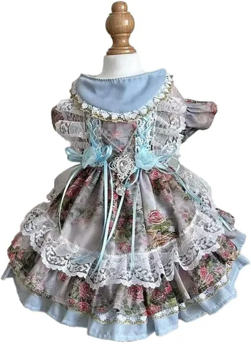 Miniatura 14 de Moda Vestido de Princesa de Chifón para Perro Dulce Cachorro para Perro EXTRAL Pequeño y Perro Pequeño Rosa M