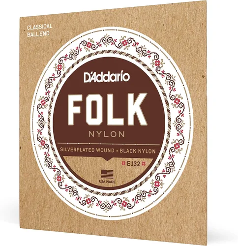 Miniatura 5 de D'Addario Set Clásico de Guitarra Folk Blk 8020 Bola (EJ34)