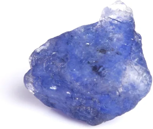 GEMHUB Zafiro azul certificado, 16.55 quilates, cristal curativo natural de grado A, piedra preciosa de zafiro en bruto DP-547, Gema, azul