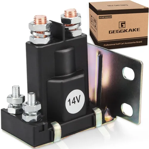 EZGO TXT - Solenoide de 14 V y 4 terminales, se adapta al carrito de golf de gas EZGO TXT, OEM # 27153-G01, 27153G01, 612813