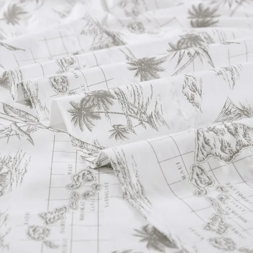 Miniatura 190 de Tommy Bahama - Juego de sábanas tamaño King, ropa de cama de percal 100% algodón con una sensación crujiente y fresca, sábanas con sábana bajera