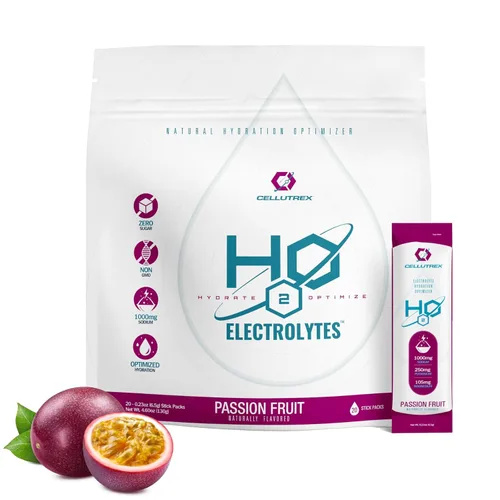 Miniatura 8 de Cellutrex® H2O Electrolytes - Pomelo Mezcla de bebida en polvo de electrolitos sin azúcar Sal natural, electrolitos sin OMG para entrenamientos
