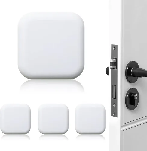 Topes de Puerta Protector de Pared Protector Amortiguador Pomo de Puerta Mango de Puerta Parachoques Autoadhesivo Silenciador Goma Suave Almohadilla