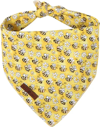 Miniatura 16 de lionet paws Bandana de conejo de Pascua para perros pequeños, medianos y grandes, pañuelo triangular para perros y gatos, bufanda para niñas y niños