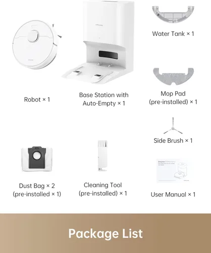 Miniatura 14 de DREAME D20 Air Plus Robot Vaccum and Mop Combo