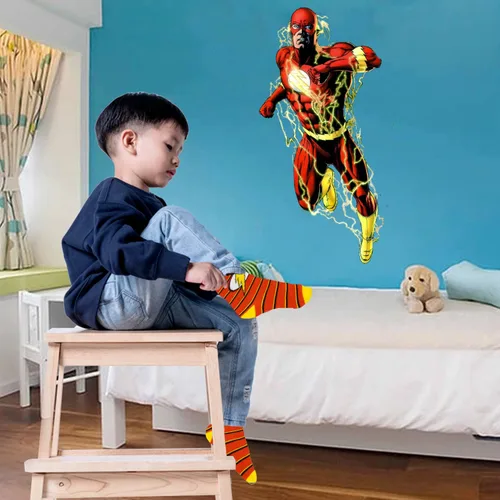Miniatura 5 de DC Comics Calcetines para niños paquete de 10 calcetines para niños calcetines para niños pequeños con The Batman Superman Wonder Woman y Flash