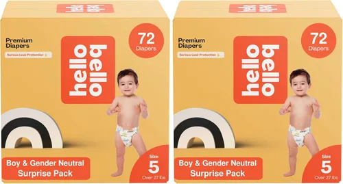 Miniatura 33 de Hello Bello Pañales Premium, Talla 3 (14-24 libras) Paquete Sorpresa para Niñas - 100 Unidades, Hipoalergénicos con Tacto Suave Similar a la Tela