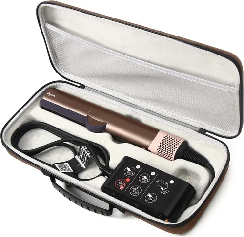 Miniatura 9 de Funda de viaje rígida compatible con Dyson Airstraight HT01 alisador de pelo y fuente de alimentación, funda de transporte impermeable y a prueba