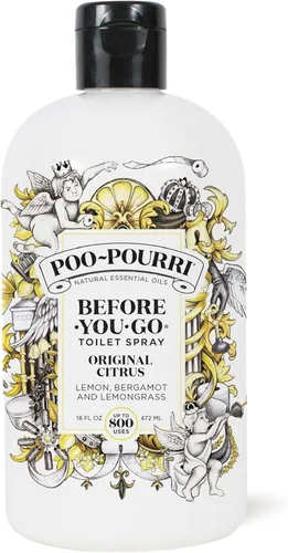 Miniatura 21 de Poo-Pourri - Spray para inodoro antes de ir, aroma cítrico original, 4 onzas líquidas