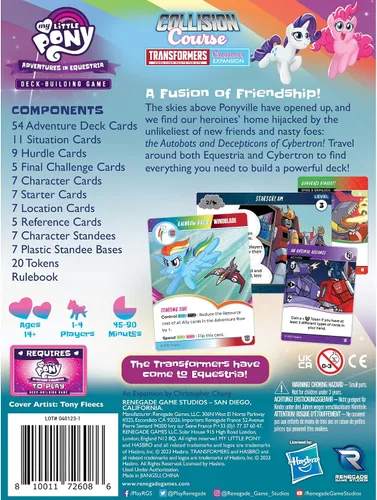 Miniatura 2 de Renegade Game Studios My Little Pony Deck Building Game: Transformers Crossover Expansión con Autobots y Mane Six