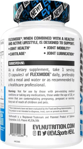 Miniatura 2 de Evlution FLEXMODE - Suplemento para articulaciones de alta absorción con vitaminas avanzadas para las articulaciones que incluyen glucosamina