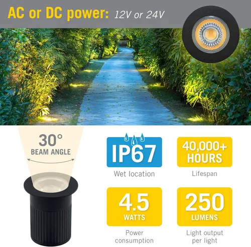 Miniatura 4 de Armacost Lighting Luz de paisaje LED de pozo enterrado de 4.5W - Blanco suave 3000K (401000)