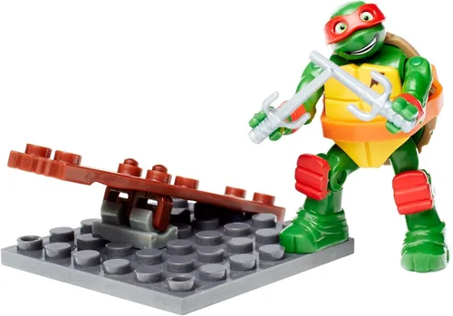 Miniatura 10 de Mega Bloks Teenange Mutant Ninja Turtles Raph Balancín Stunt Building Playset