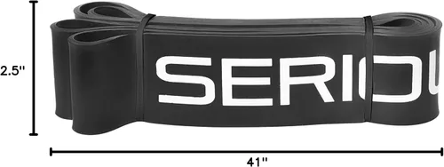 Miniatura 8 de SERIOUS STEEL FITNESS Banda asistida de 41 pulgadas, resistencia y estiramiento, bucle de asistencia de levantamiento de potencia y pull-up