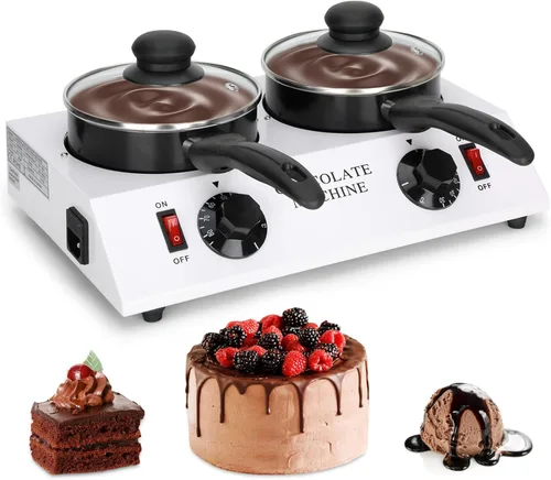 Máquina de fusión de chocolate, calefacción eléctrica, máquina de templado de chocolate, olla de fusión rápida y uniforme, ideal para chocolate,