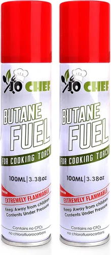 Miniatura 9 de Jo Chef - Recarga de butano, recarga de combustible para antorcha de butano, recarga de cartucho de combustible para encendedor de gas, combustible
