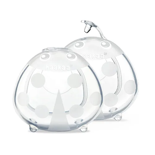 Miniatura 10 de haakaa - Colector de leche Ladybug de 40 ml, copa de lactancia portátil, cubierta suave, recipiente de leche materna, extractor portátil de leche