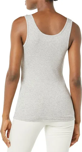 Miniatura 4 de Tienda Essentials - Camiseta ajustada sin mangas para mujer, paquete de 2