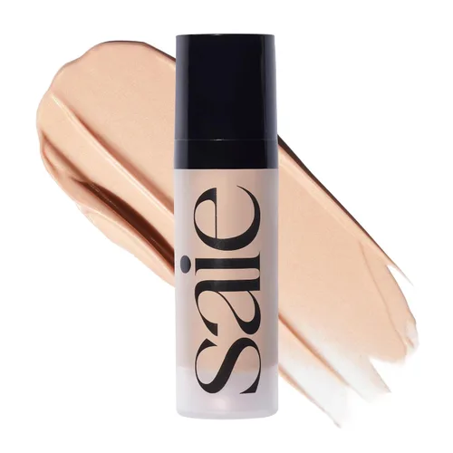 Miniatura 10 de Saie Mini Glowy Super Gel - Base de maquillaje hidratante y suero iluminador enriquecido con vitamina C y aceite de escualano, maquillaje líquido